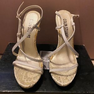 Summer white heels size6